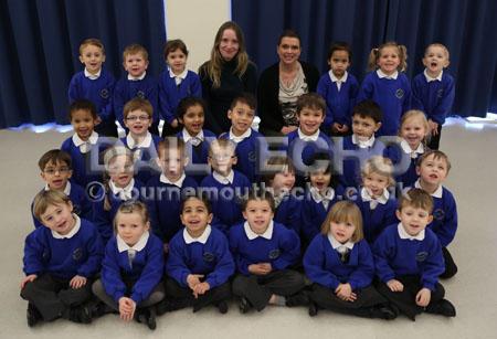 First Class pictures. Queens Park Infant Academy. 
Adults L-R. Teacher Rachael Ansell and TA Paula Mahoney. 