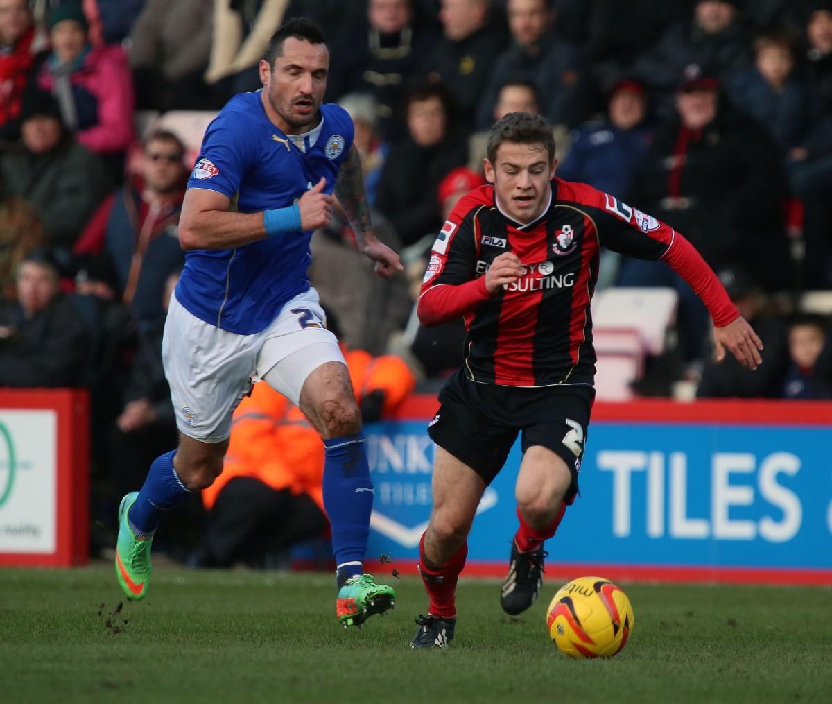 AFC Bournemouth v Leicester City at the Goldsands Stadium on Saturday, February 1, 2014.