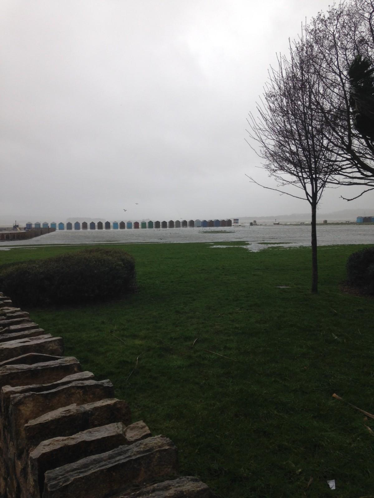 Flooding at Hamworthy Park by Sophie Cooper