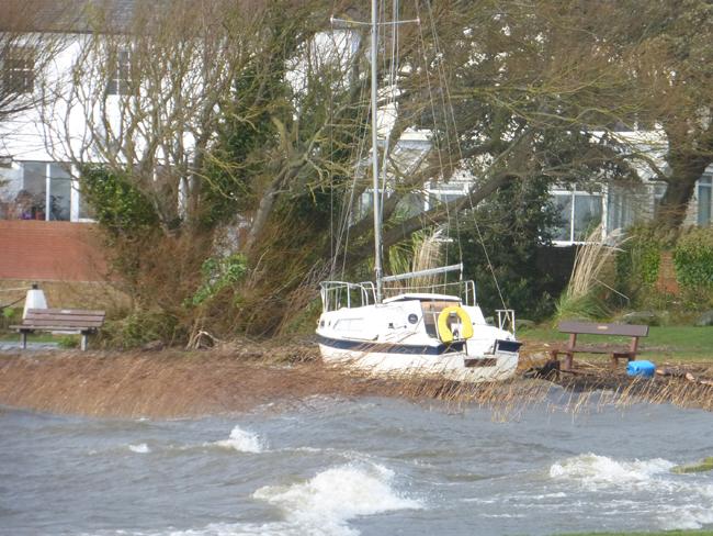 Daily Echo photographer and reader pictures of disruption caused by storms across Dorset in February 2014. 