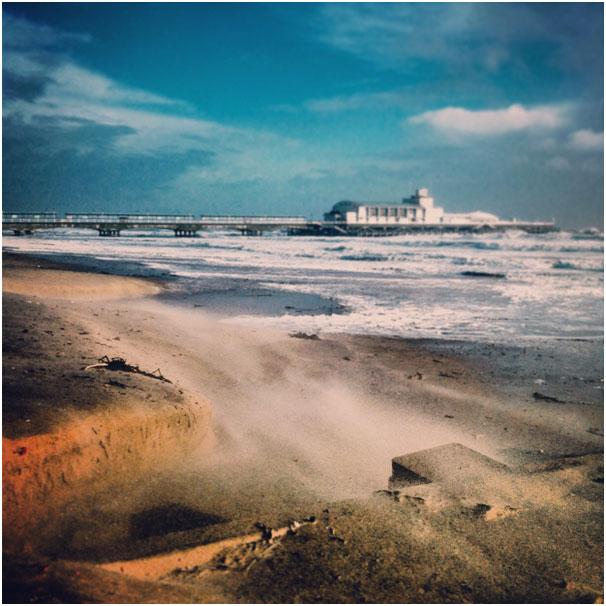 A windswept Bournemouth beach. Picture by Ian Rathbone