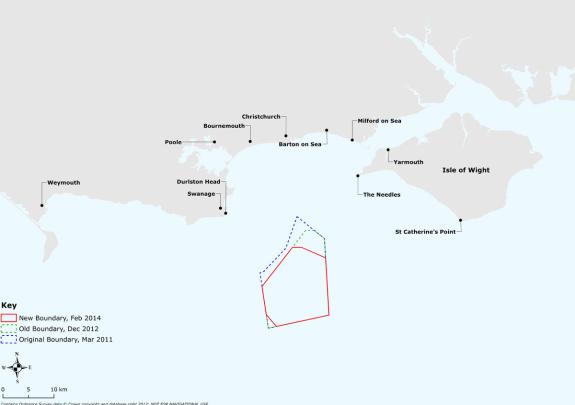 Bournemouth Echo: Navitus Bay boundary changes map Bournemouth Echo: Navitus Bay boundary changes map