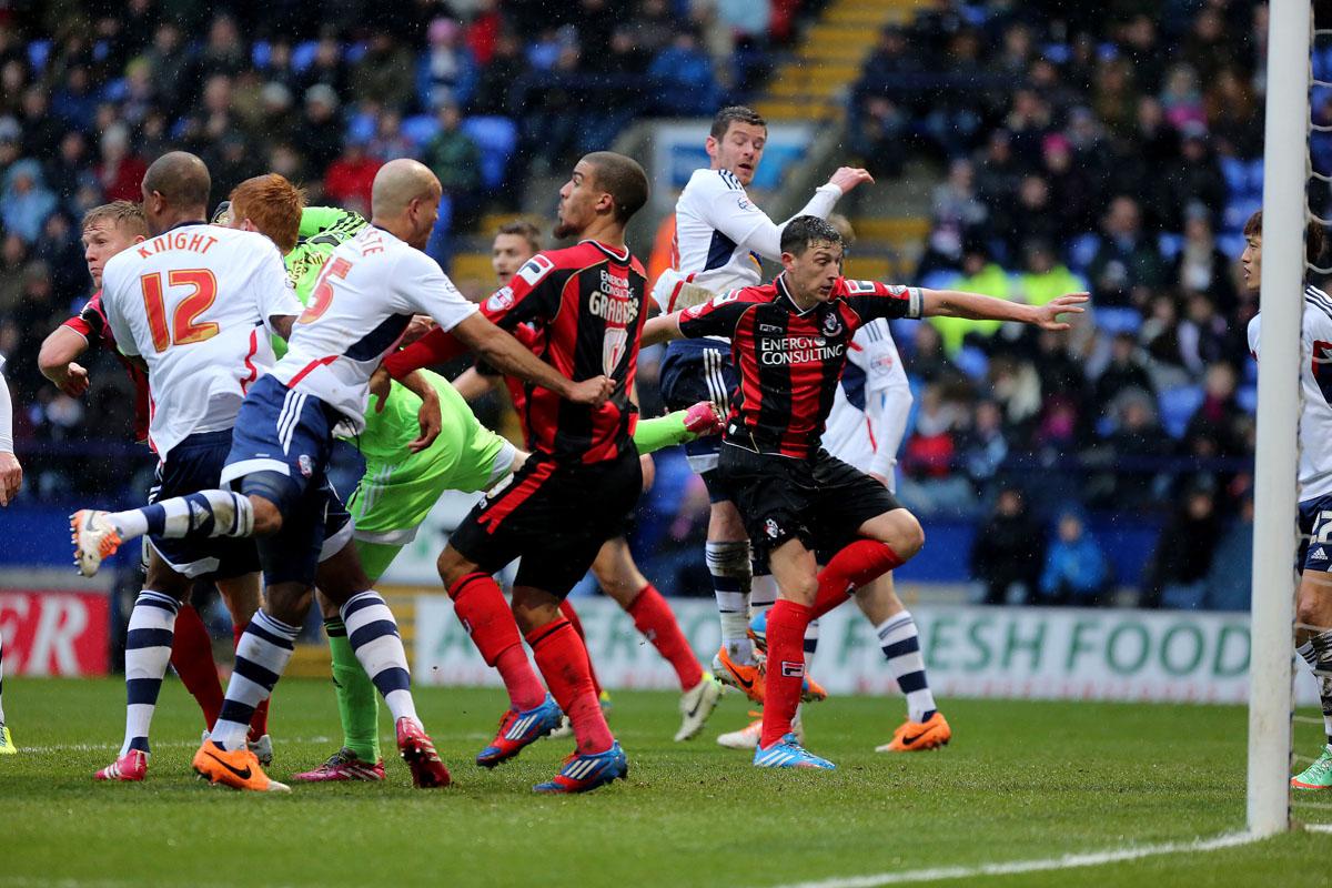 See all our images from the Reebok Stadium for Bolton Wanderers v AFC Bournemouth on Saturday February 8, 2014.