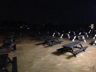 Daily Echo reader photos of the storm and damage left behind after severe weather swept through Dorset on February 14 and February 15.Picture by Jill Buckingham of Mudeford Quay