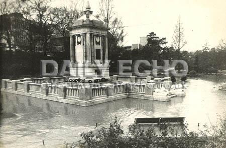 During the 1972 gales Bournemouth Pleasure Gardens was flooded.