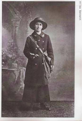 Hilda Bennett, a post woman in 1917. Picture sent in by Olive Damon.