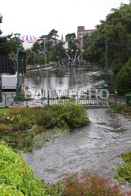 Bournemouth town centre flooding 18th August 2011