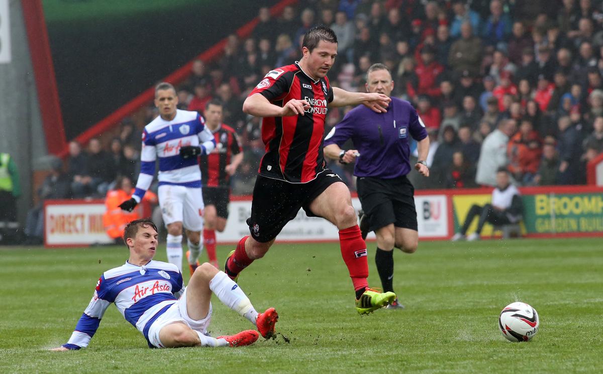 Check out all the action from AFC Bournemouth v Queens Park Rangers on Saturday April 5, 2014 at Goldsands Stadium