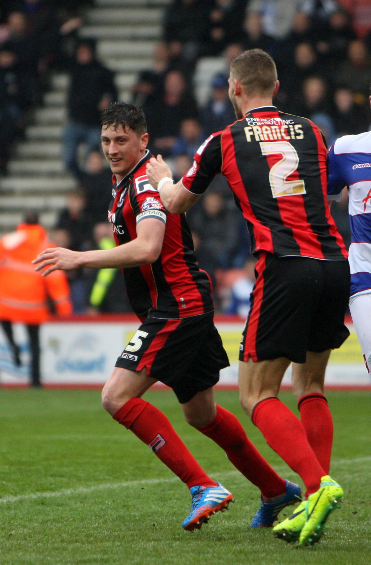 Check out all the action from AFC Bournemouth v Queens Park Rangers on Saturday April 5, 2014 at Goldsands Stadium