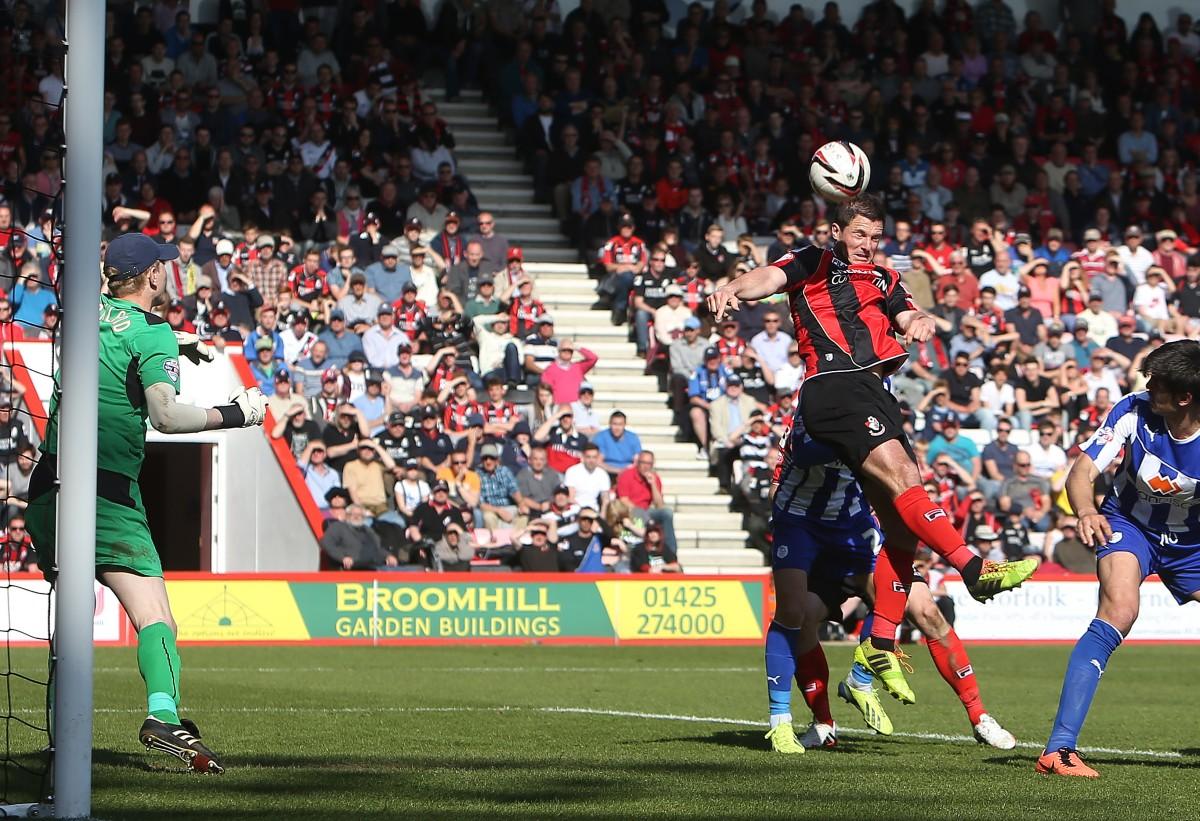 AFC Bournemouth v Sheffield Wednesday on Friday 18th April, 2014. 