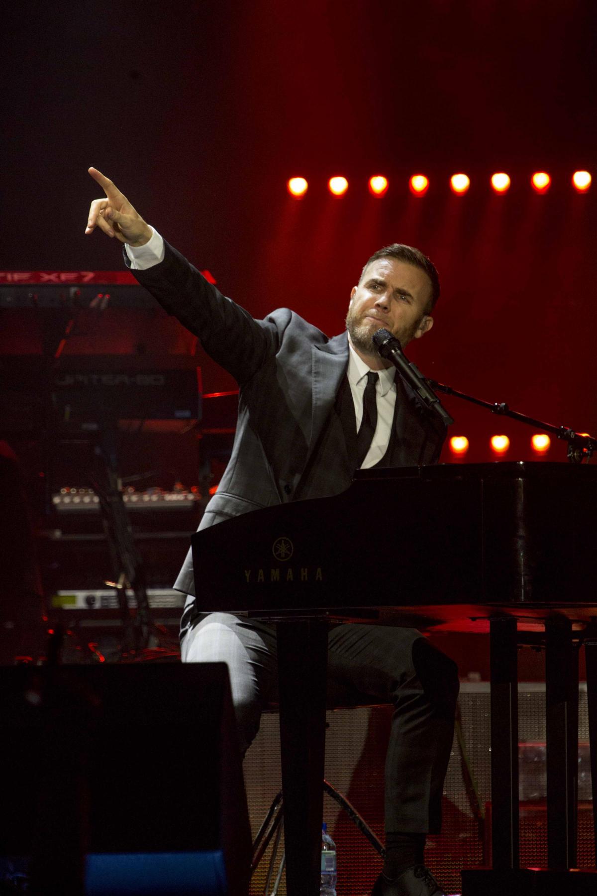 Gary Barlow at the BIC on 23 April 2014. Pictures by www.rockstarimages.co.uk