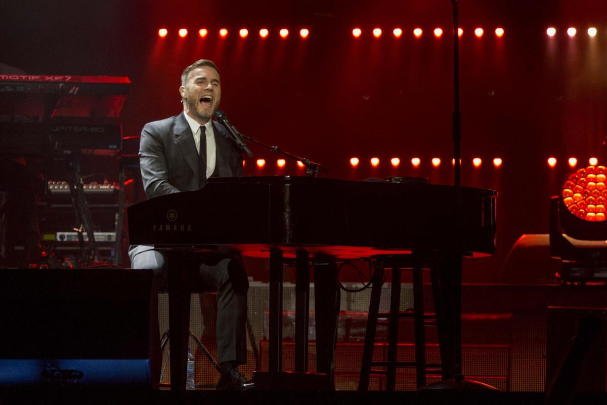 Gary Barlow at the BIC on 23 April 2014. Pictures by www.rockstarimages.co.uk