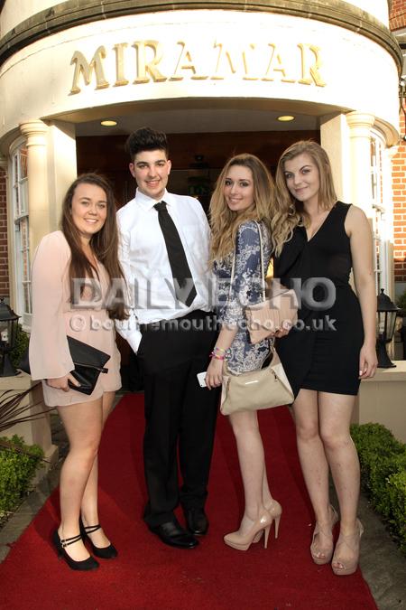 St Peter's School Year 13 Prom at the Mirimar Hotel in Bournemouth