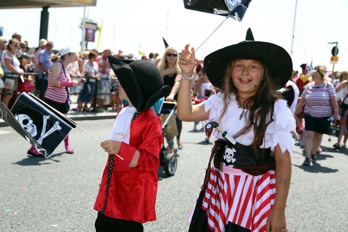 Crowds flock to Poole Quay for Harry Paye Day 2014