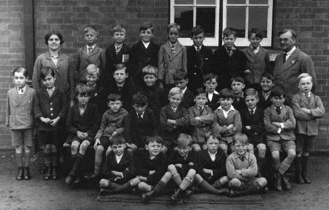 Wimborne Boys School in 1932.