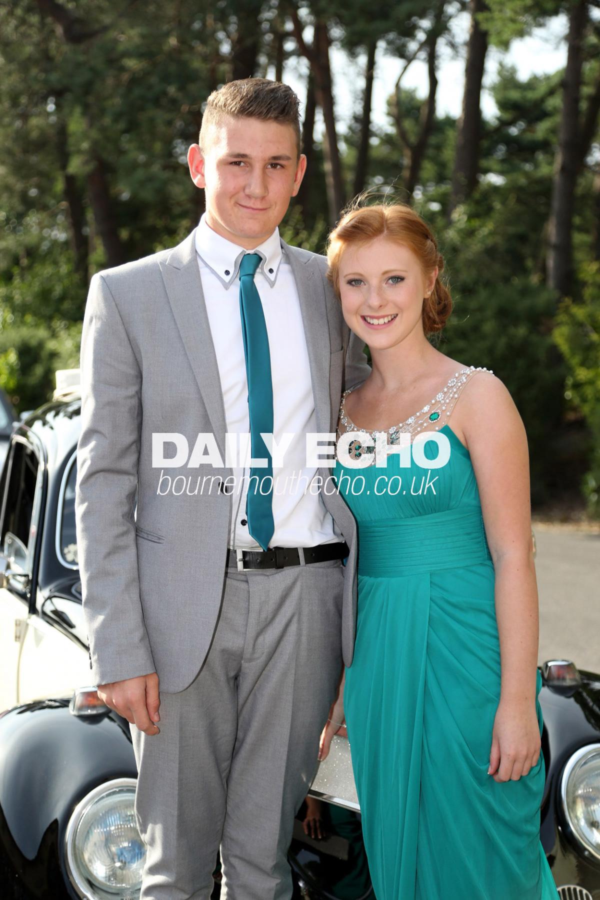Corfe Hills School Year 11 prom at Compton Acres in Poole on 2nd July 2014