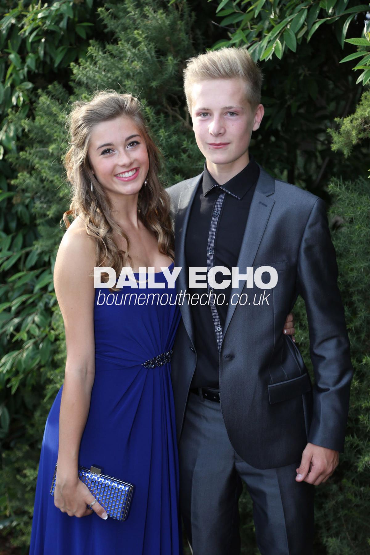 Corfe Hills School Year 11 prom at Compton Acres in Poole on 2nd July 2014