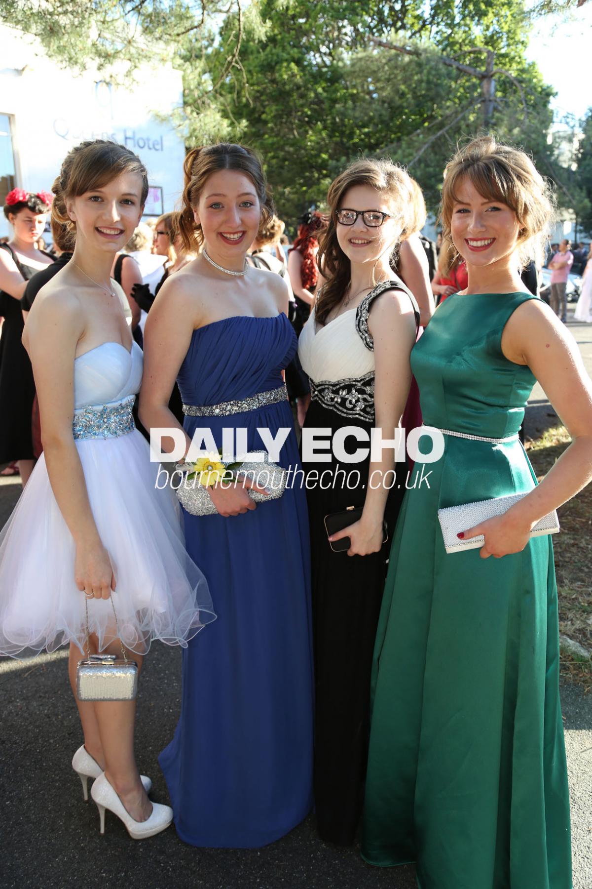 Winton and Glenmoor Academies Year 11 prom at the Queen's Hotel in Bournemouth on 3rd July 2014