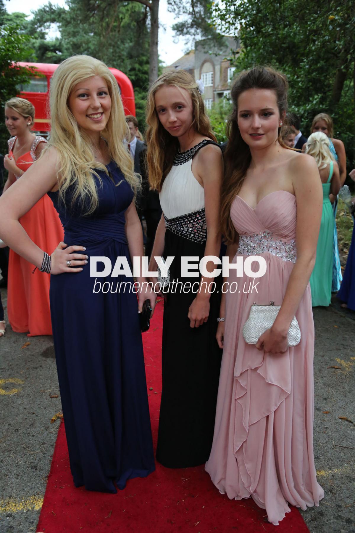 Twynham School Year 11 prom at the Carrington House Hotel in Bournemouth on 4th July 2014