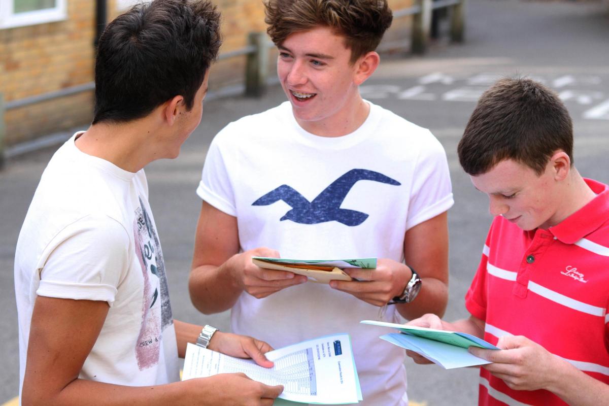 GCSE results day 2014 
