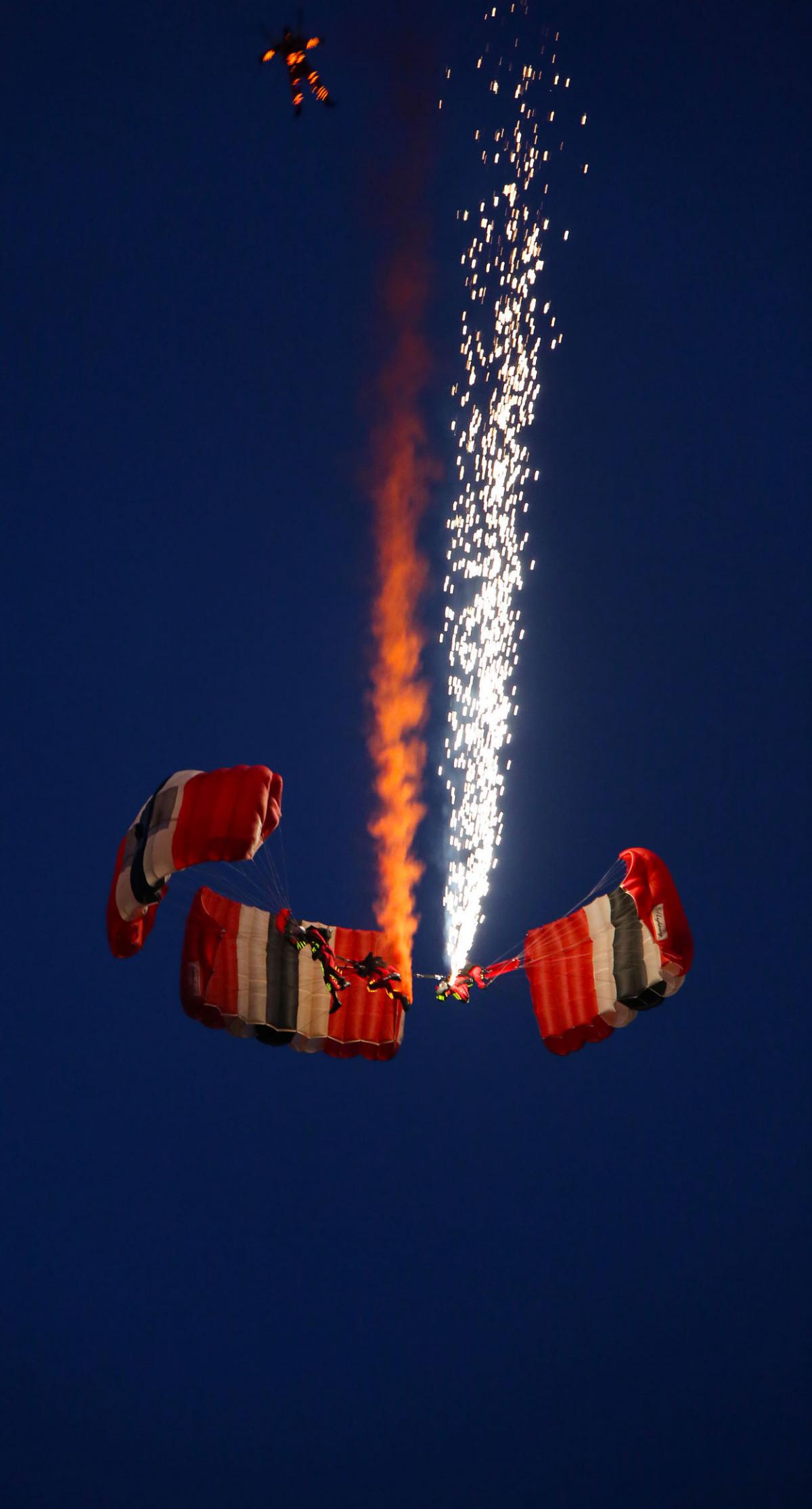 Check out all our pictures from Saturday's Night Air display. Picture by Corin Messer. 