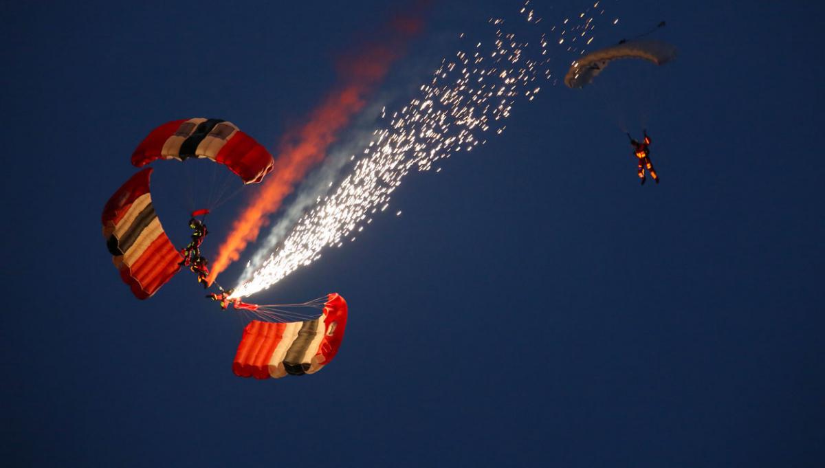 Check out all our pictures from Saturday's Night Air display. Picture by Corin Messer. 