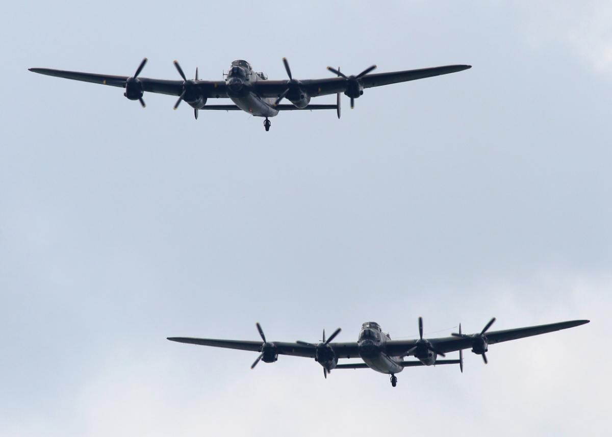 Lancasters at Bournemouth Airport 