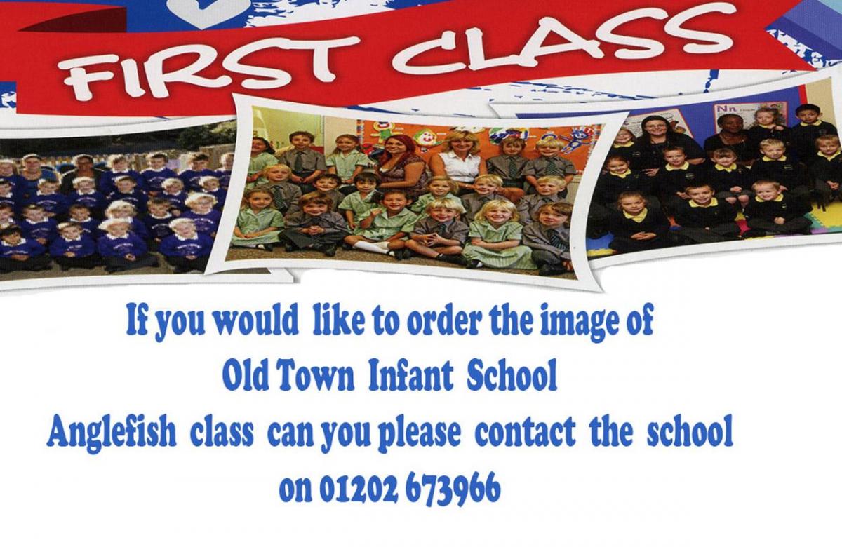 Please  contact Old Town Infant School  if you would like  to  purchase  this  photo  of  Anglefish Class  on 01202673996