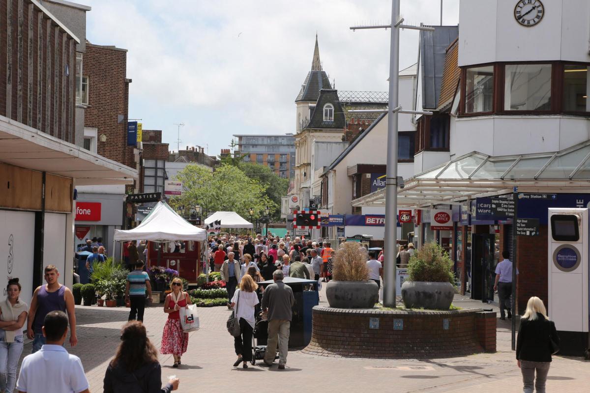 Poole High Street in 2014