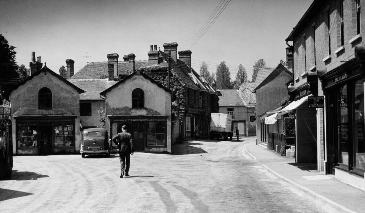 The Square, Cranborne,  in the 1960s