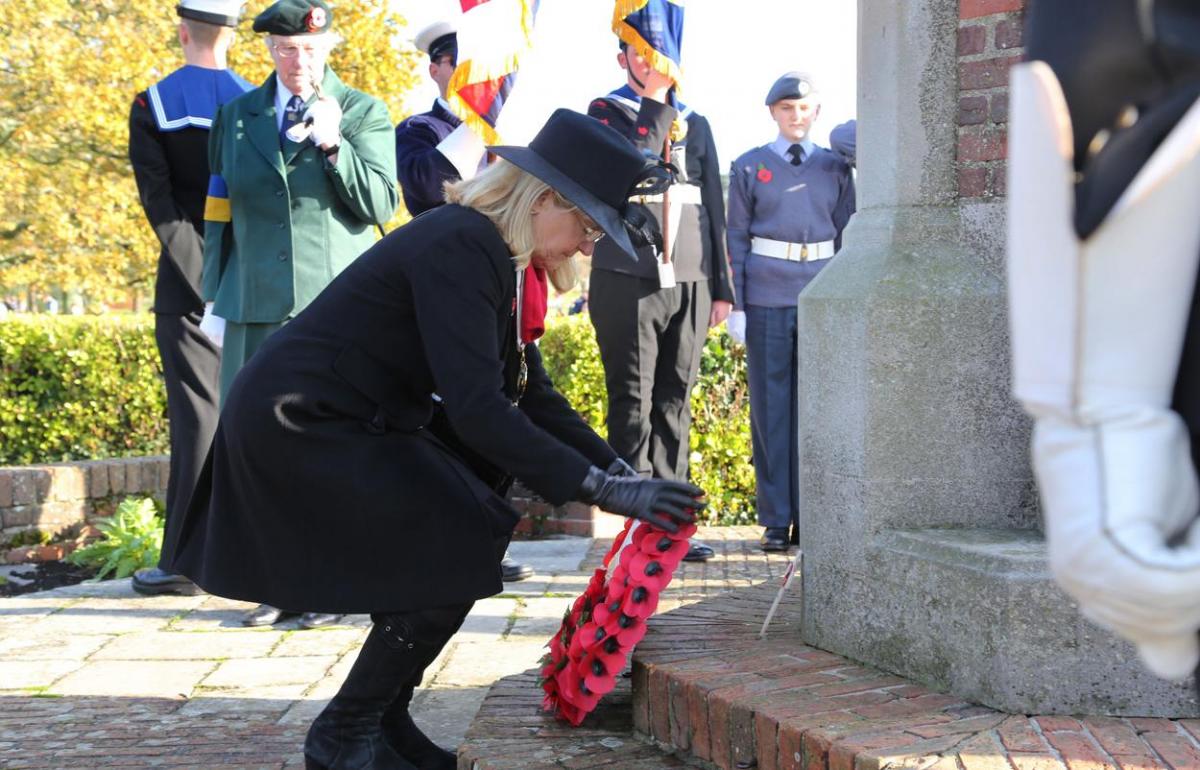Pictures from Poole's Remembrance Sunday service by Richard Crease.