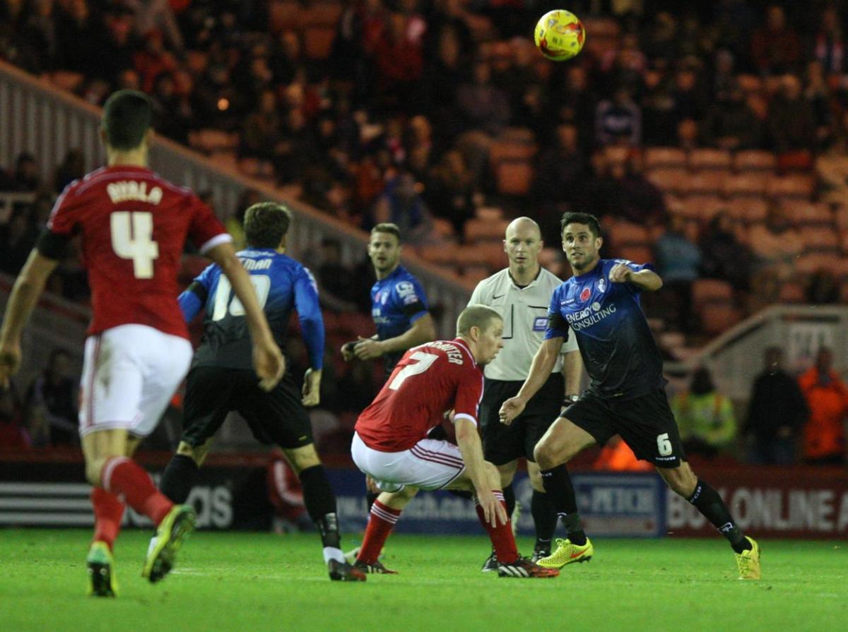 All our images from Middlesborough v AFC Bournemouth on Saturday November 8