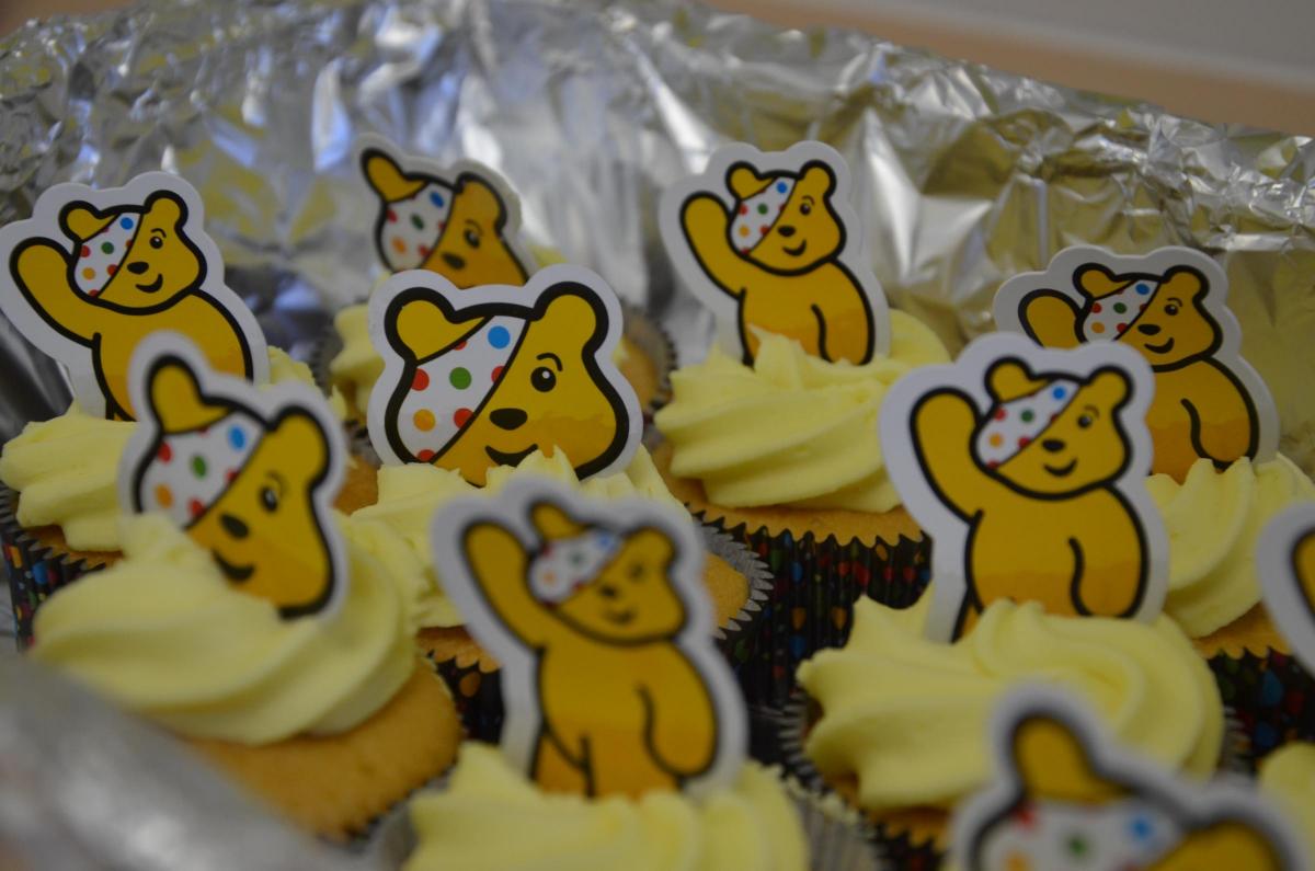 At Sylvan Infant School, children and staff dressed up as real-life heroes including nurses, firefighters, police officers and doctors. Pudsey attended assembly and they are also holding a cake sale and dance competition.