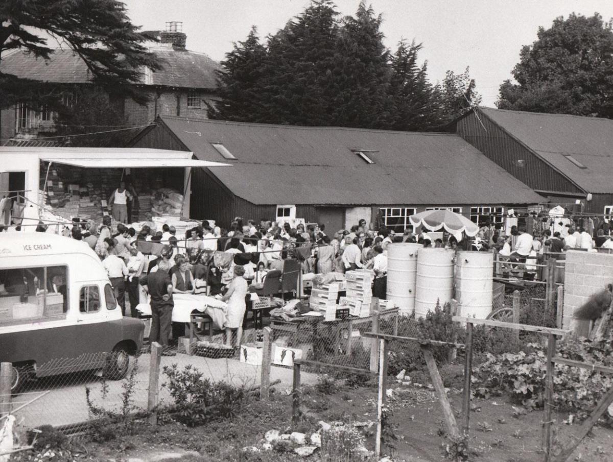 Wareham Sunday Market in 1973