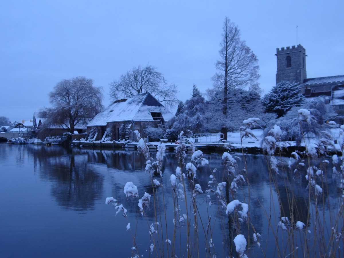 Snow in Wareham by Mark Burbidge
