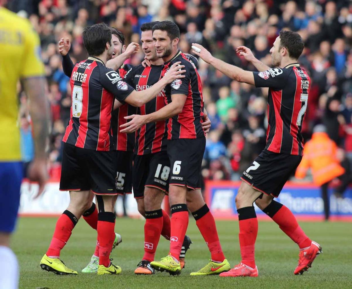 Hudderfield v AFC Bournemouth on Saturday, 14th February 2015. Picture by Richard Crease. 