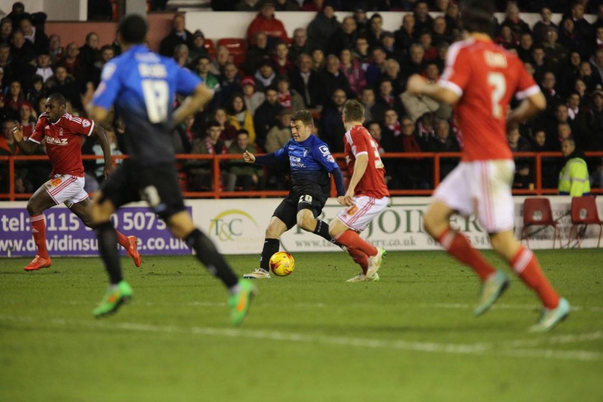 Nottingham Forest v AFC Bournemouth on Wednesday 25th February 2015. All pictures by Corin Messer. 