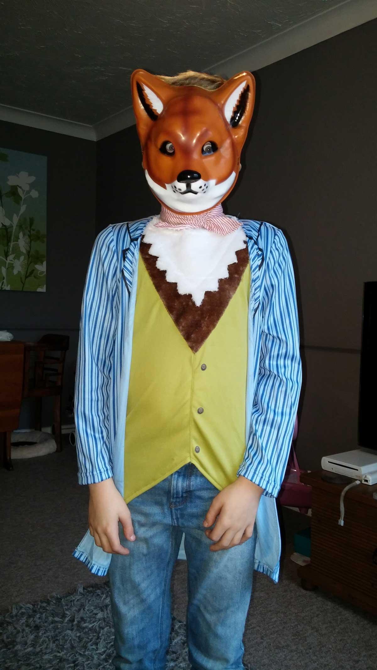 Harvey as the Fantastic Mr Fox