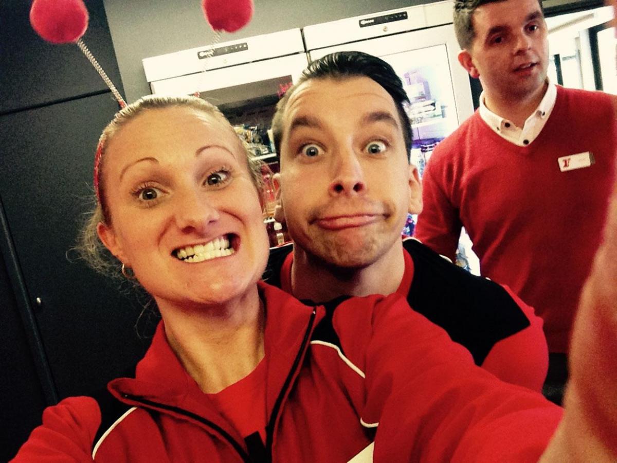 Capturing the fun at  Fitness First  Bournemouth raising funds for comic relief.