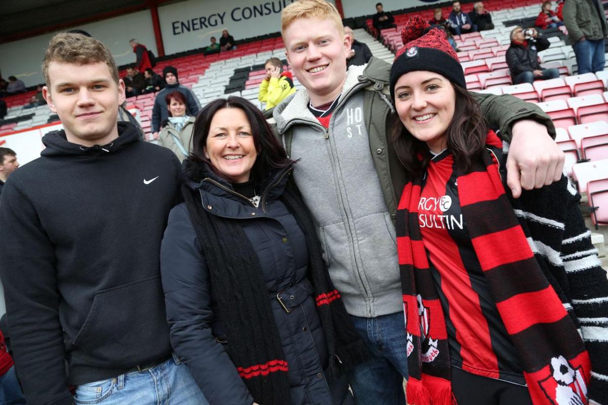 Pictures of AFC Bournemouth v Blackpool on Saturday March 14, 2015 by Corin Messer. 