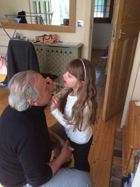 Lily-grace aged 5 was a make up artist for the day for family & friends and raised £102.50