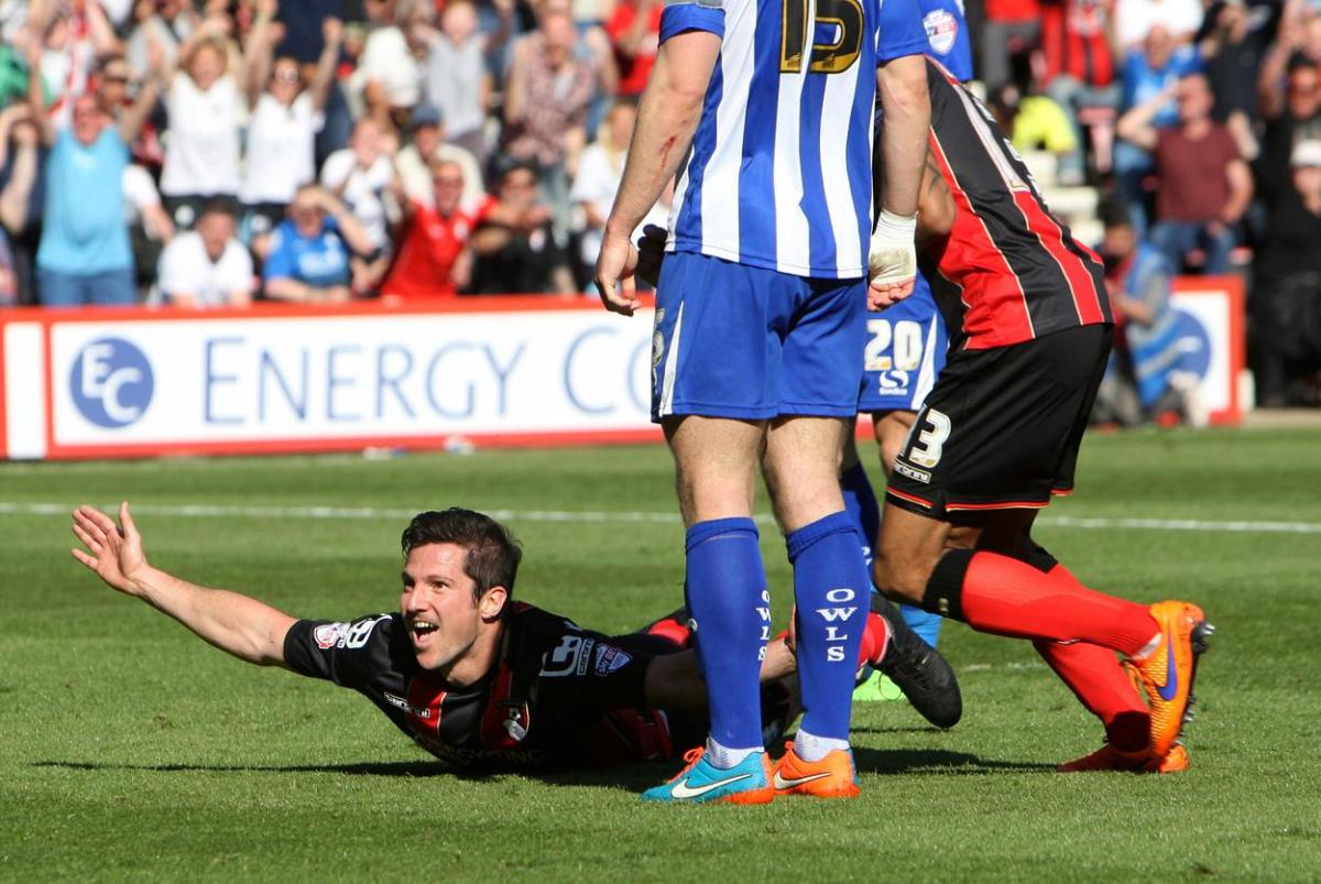 All the pictures of AFC Bournemouth v Sheffield Wednesday on Saturday, April 18, 2015 by Richard Crease. 