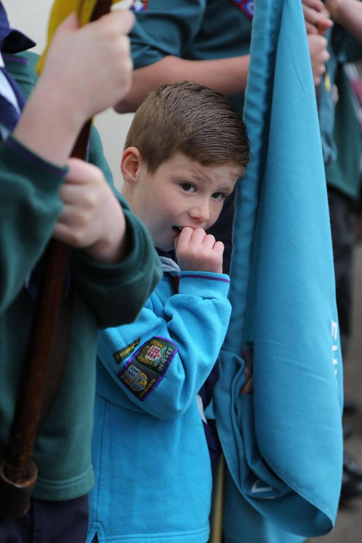Pictures of the St George's Day scouts parade in Bournemouth by Corin Messer