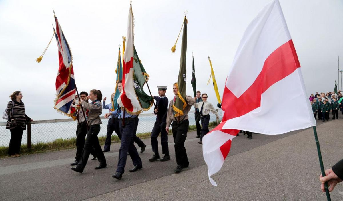 Pictures of the St George's Day scouts parade in Bournemouth by Corin Messer