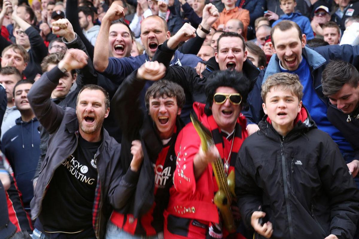 All the fans photos of the final Cherries match in May