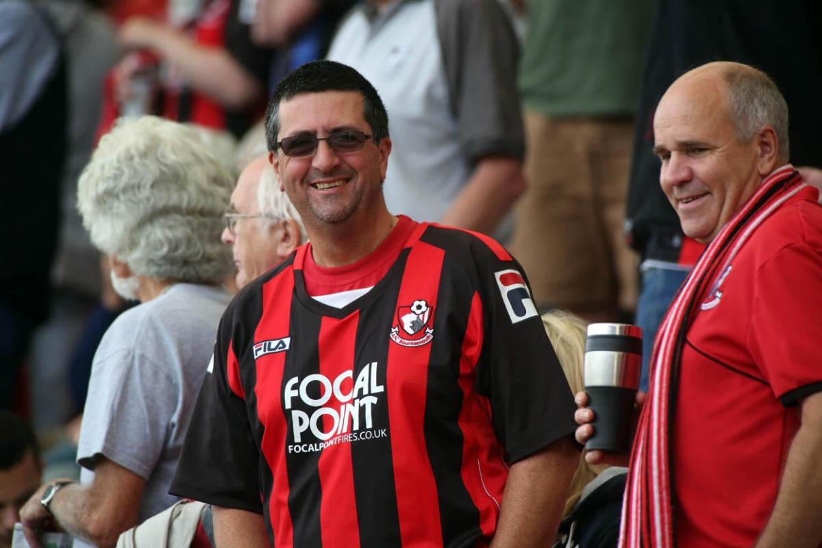 Cherries Supporters taken at the games in September 2014.