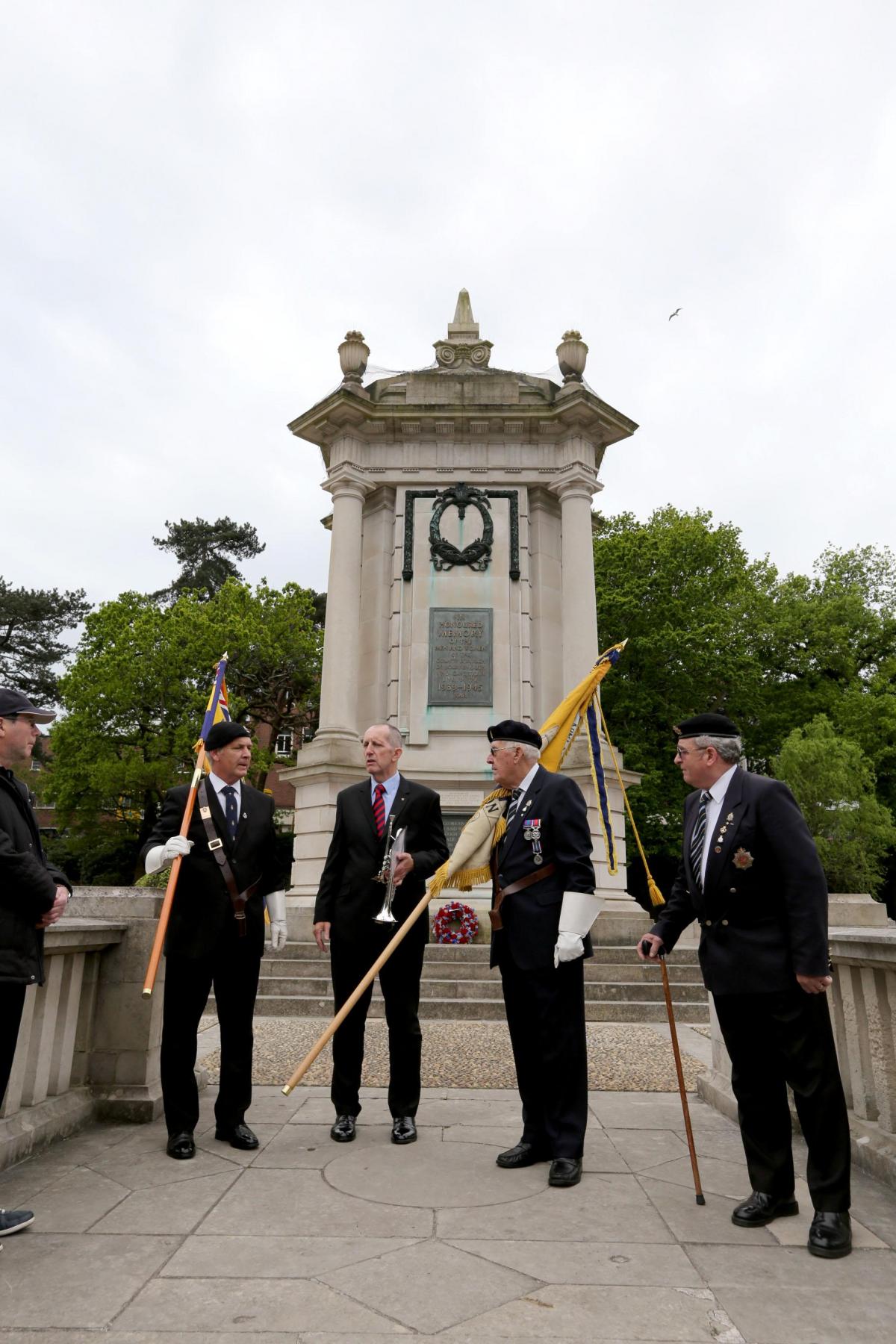The 70th anniversary of VE Day is marked in Bournemouth