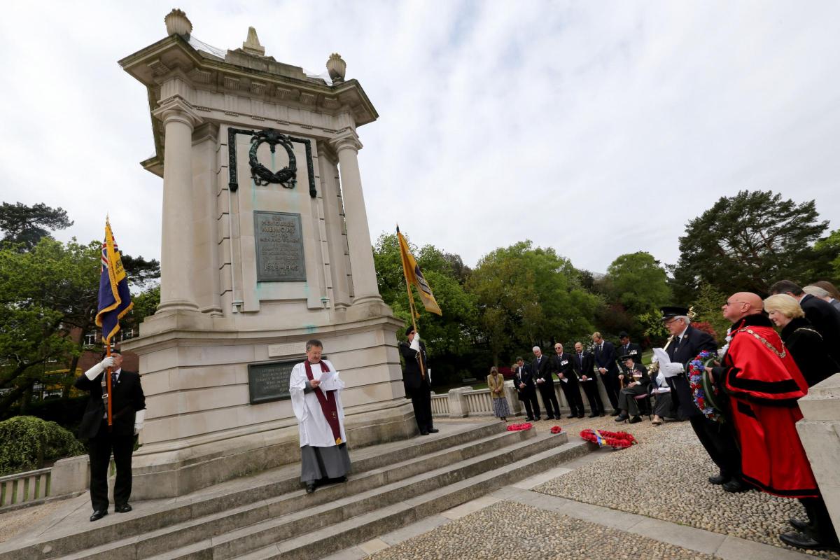 The 70th anniversary of VE Day is marked in Bournemouth