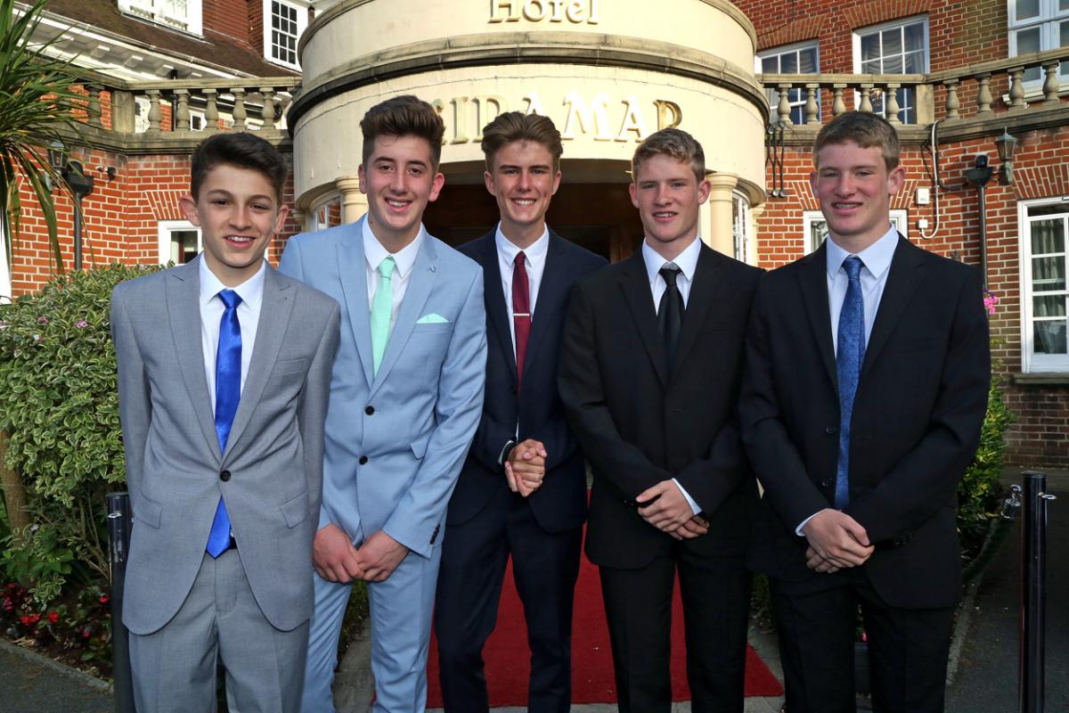 Bishop of Winchester School Year 11 prom at the Miramar Hotel in Bournemouth on 25th June 2015. Pictures by Sally Adams. 