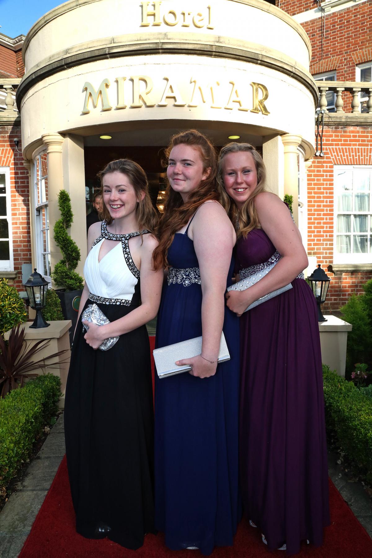 Bishop of Winchester School Year 11 prom at the Miramar Hotel in Bournemouth on 25th June 2015. Pictures by Sally Adams. 